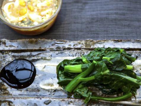 Chinese Broccoli with Egg Dipp