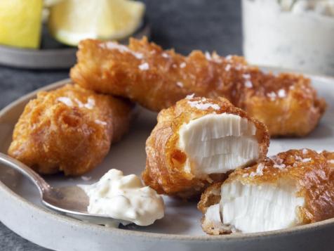 Beer Battered Halibut with Tar