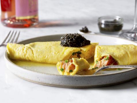 Omelette with Smoked Salmon &