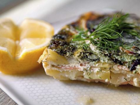 Gravlax-Potato Gratin (Laxpudd