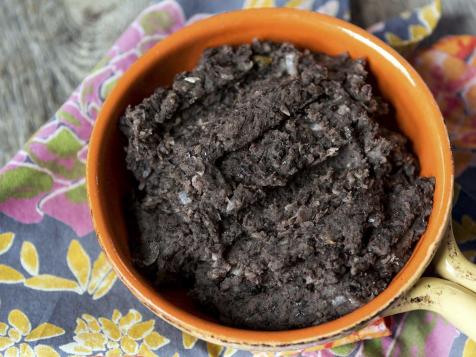 Refried black beans