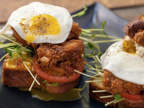 Crispy Chicken Sandwich with a