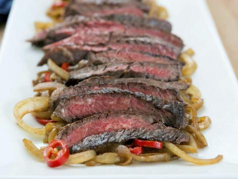 Hanger Steak with Salsa Picant