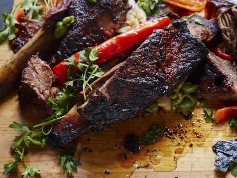 Slow Smoked Short Ribs with Pi