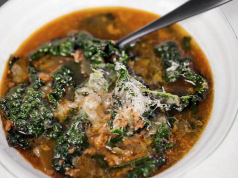 Spicy Sausage and Kale Soup