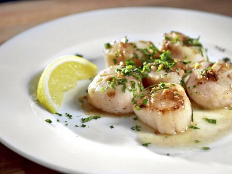 Sauteed Scallops with Brown Bu