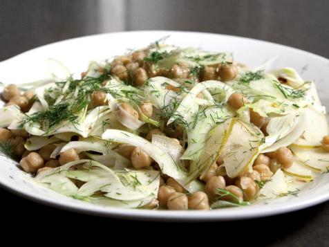Shaved Fennel and Chickpea Sal