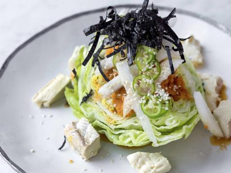 Kyu Wedge Salad, Dressing, Asi