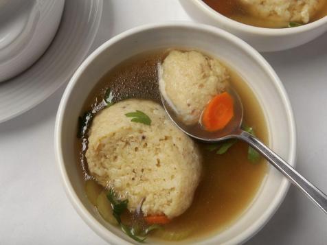 Matzo Ball Soup with Black Gar