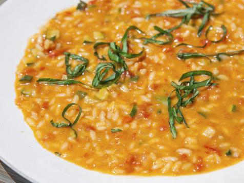 Summer Squash and Tomato Risot