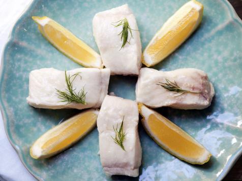 Butter Poached Halibut