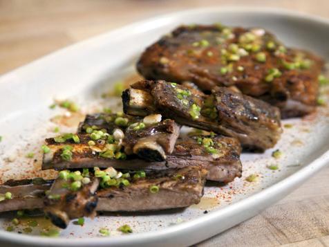 Glazed Pork Ribs with Scallion
