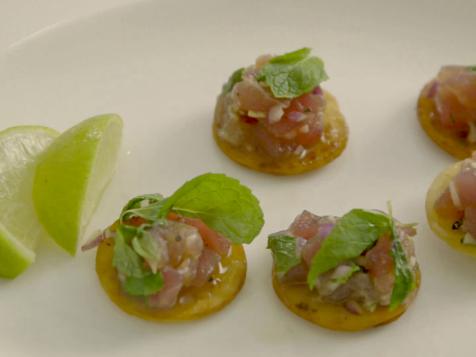 Thai Tuna Tostadas
