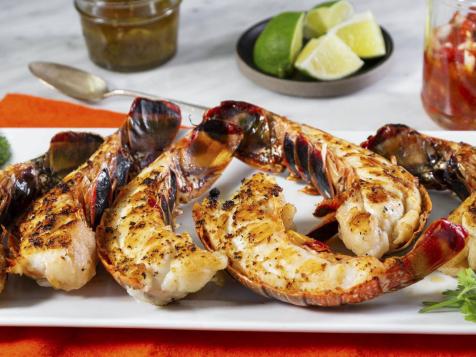 Grilled Lobster with Smoky Gar