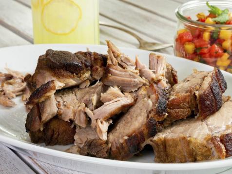 Pork Shoulder with Peach Melon