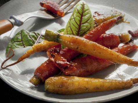 Glazed Carrots with Guanciale