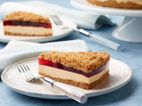 No-Bake PBJ Sandwich Cheesecake
