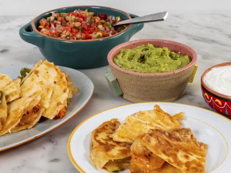 Shrimp Pineapple Quesadillas