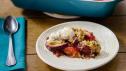 Black Plum and Cardamom Crumble
