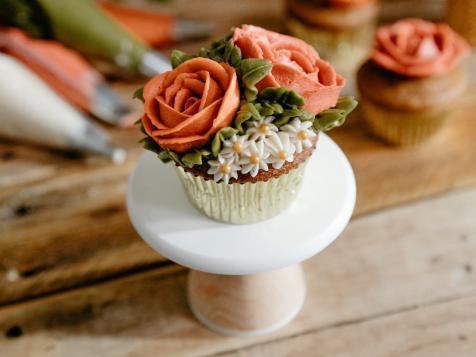 Spiced Buttercream Roses