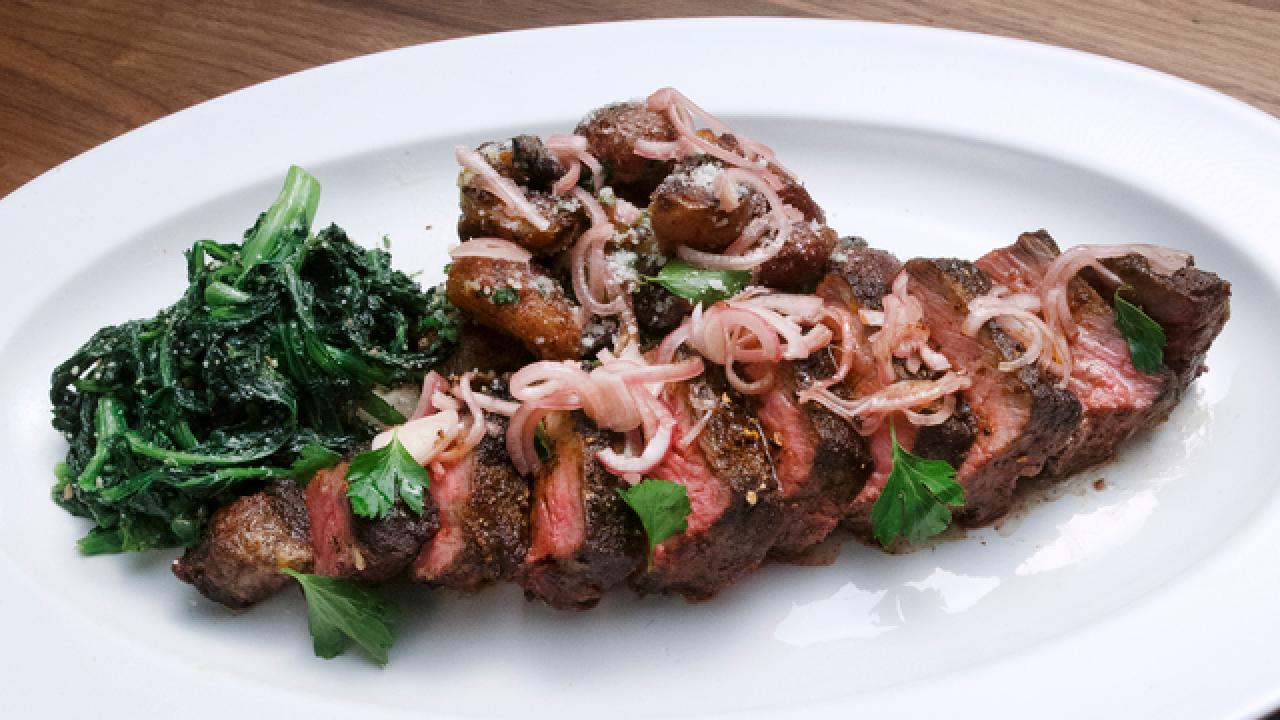 Spice-Rubbed NY Strip Steak