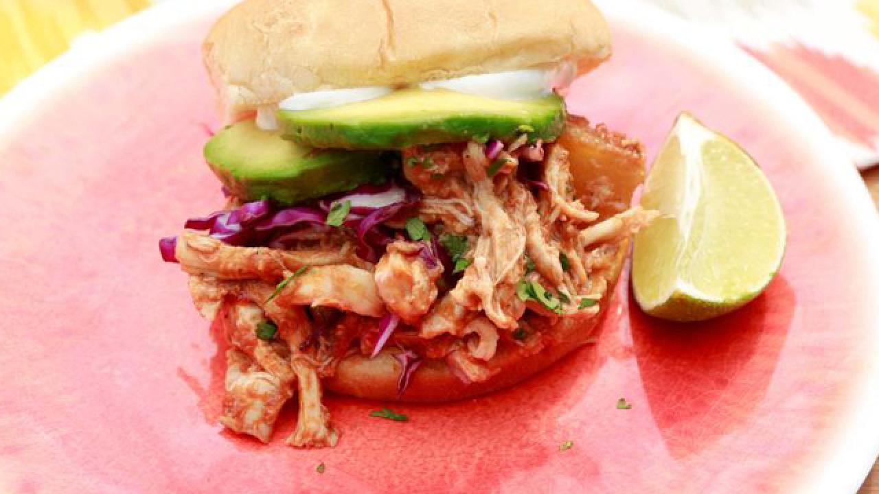 Slow Cooker Pineapple Habanero Pulled Chicken