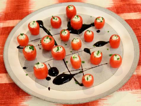 Cheese and Herb Stuffed Grape Tomatoes