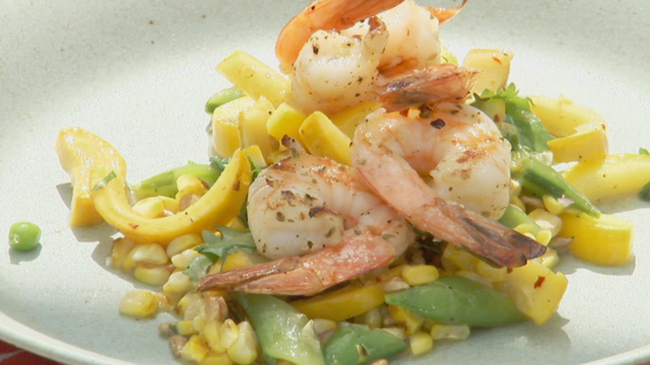 Shrimp and Summer Squash Salad