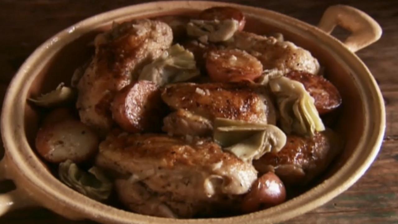 Chicken Vesuvio