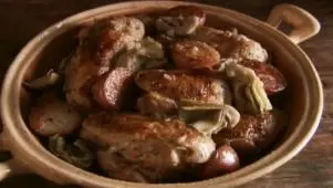 Chicken Vesuvio