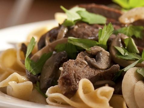 Slimmed Beef Stroganoff