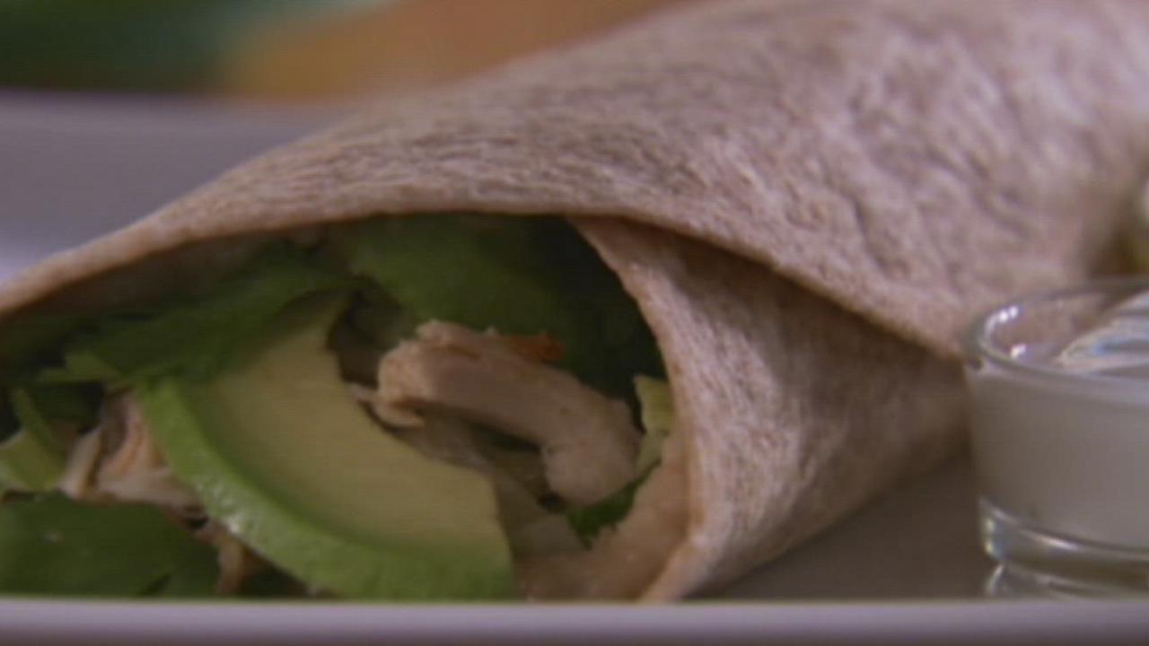 Healthy Chicken Burrito