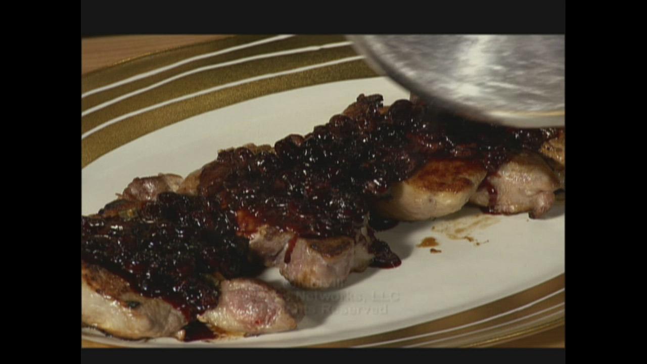 Pork Loin With Cranberry Glaze