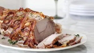 Pancetta-Wrapped Pork Roast