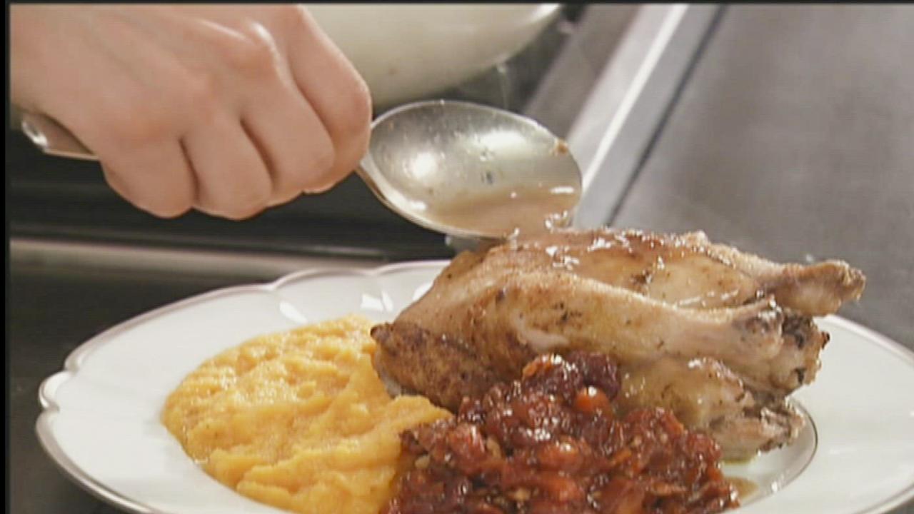 Cornish Hens au Vin