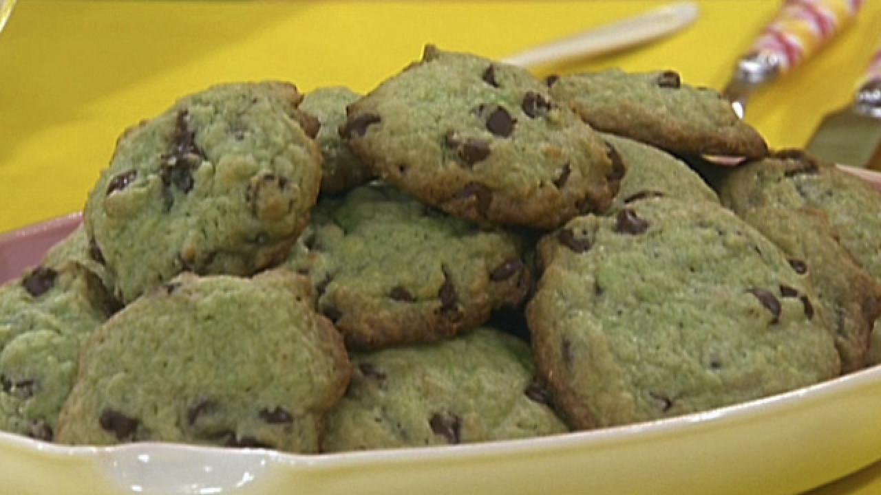 Mint Chocolate Chip Cookies