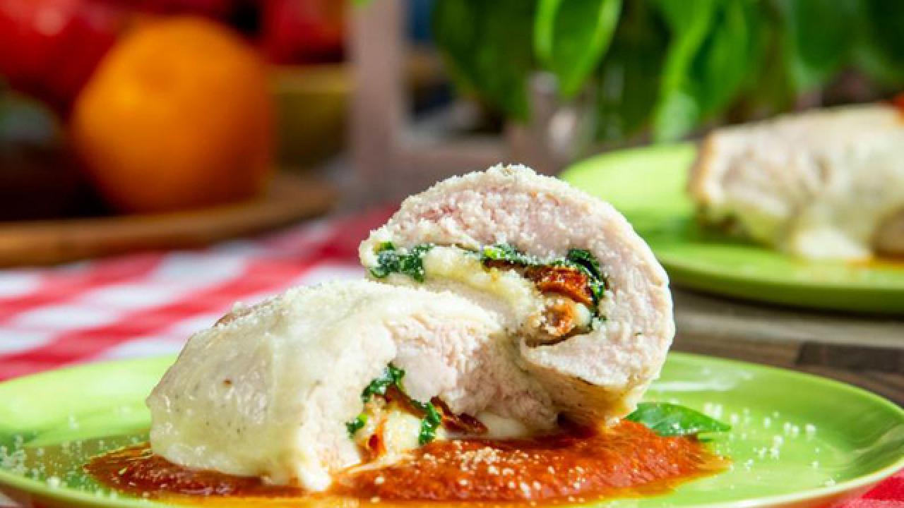 Pizza-Stuffed Chicken