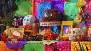 Building the Dia de los Muertos Set