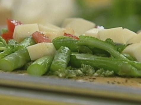 Asparagus Tomato Pizza