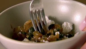 Wilted Greens & Ricotta Salata