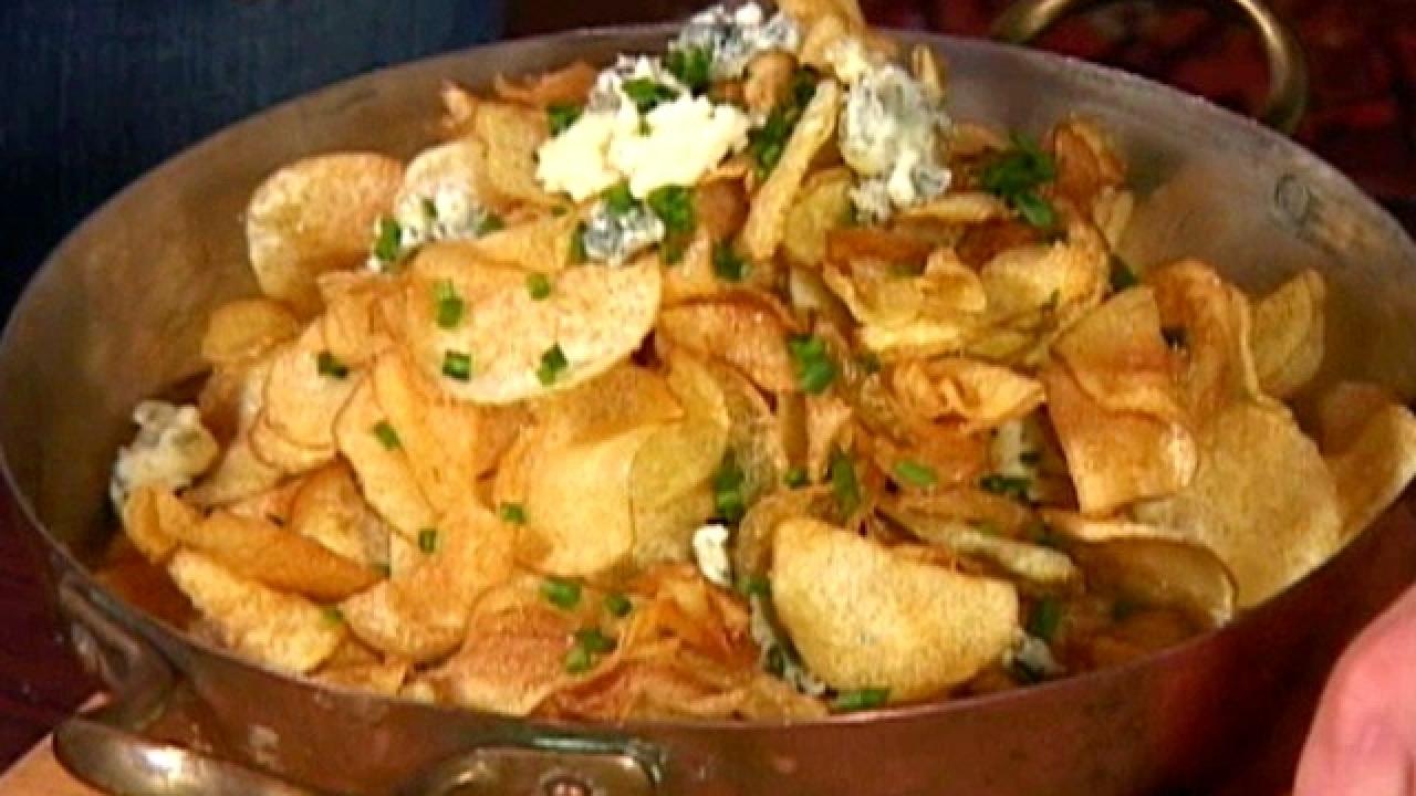Potato Chips With Blue Cheese