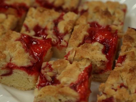 Strawberry and Almond Jam Bars