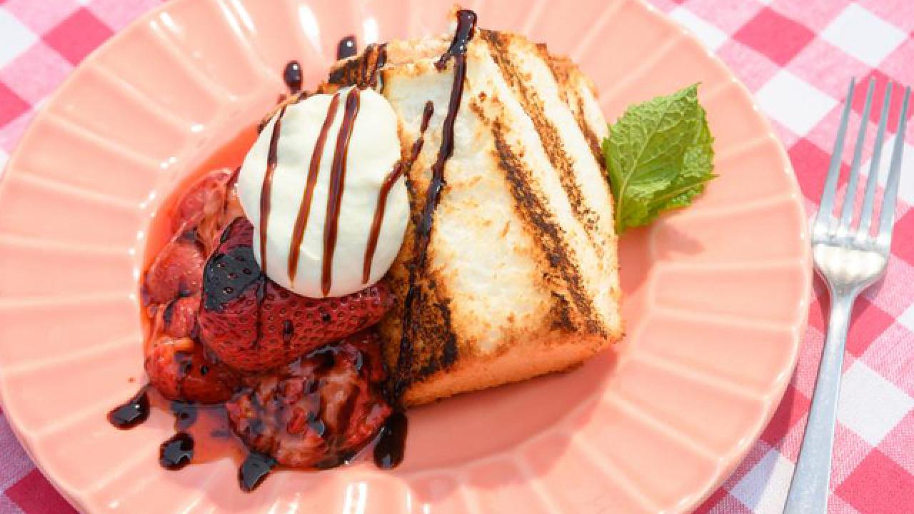 Grilled Strawberry Shortcake