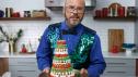 Extra Sweet: Pistachio Cherry Cookie Tower (Kransekake)