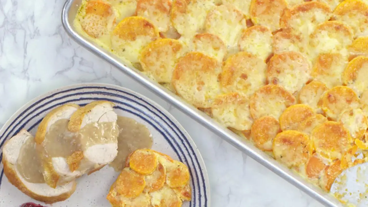 Scalloped Sweet Potato