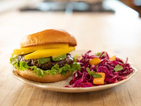 Caribbean Burgers with Mango