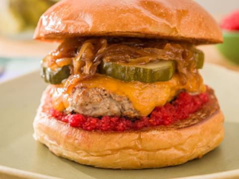 Turkey Burger with Cranberries