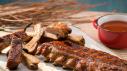 Ribs with Honey Bourbon Glaze