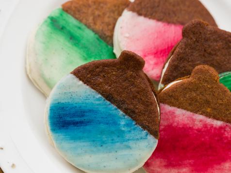 Gingersnap Cookie Sandwiches