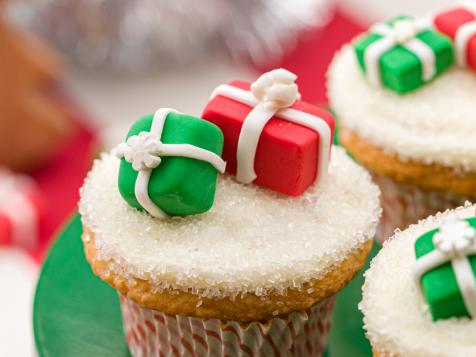 Mini Present Cupcake Toppers
